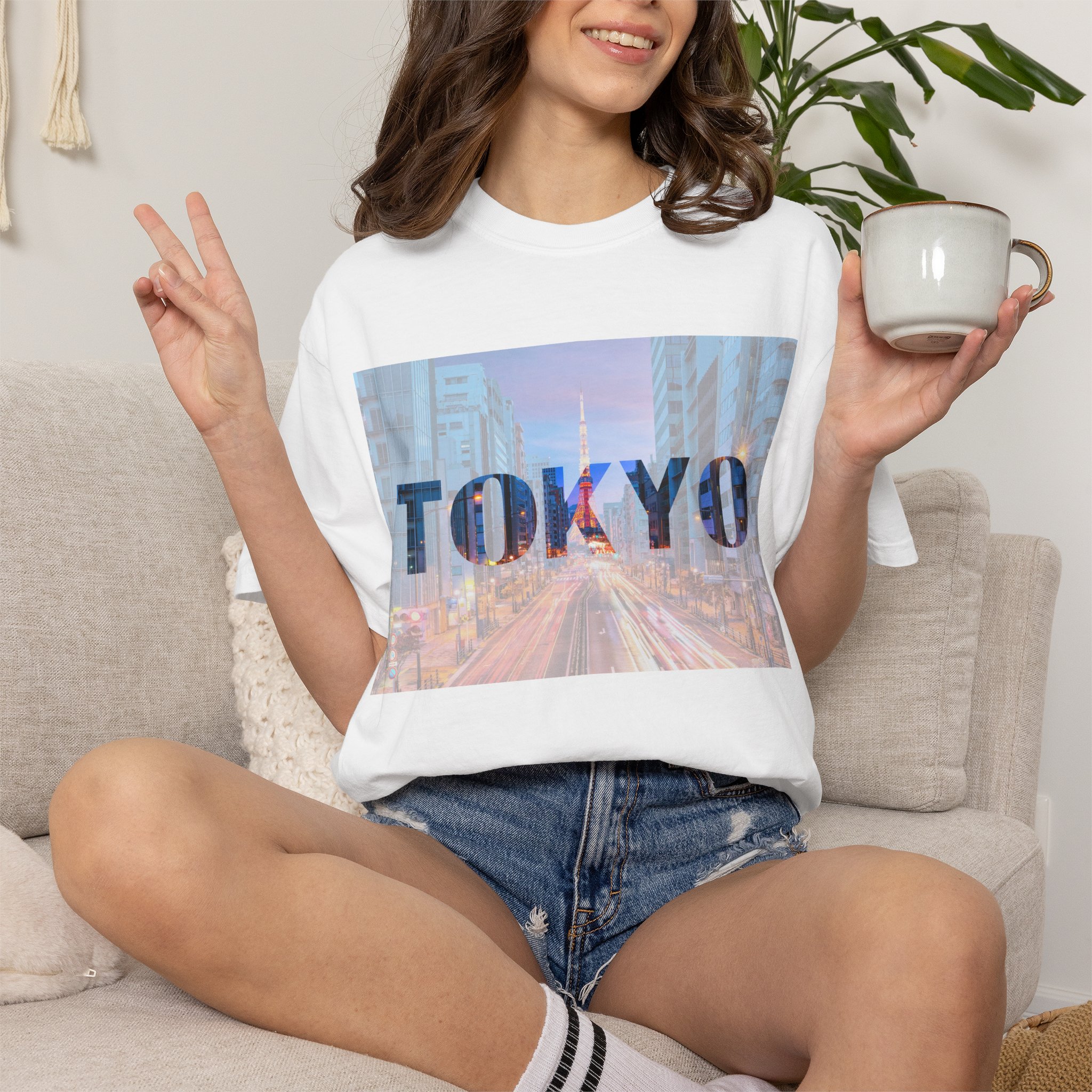 Tokyo Day Graphic T-Shirt — Cityscape Print - Image 10